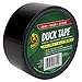 Duck Brand 392875 Color Duct Tape, Black, 1.88-Inch by 20 Yards, Case of 6 Rolls