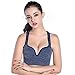 Daxin Seamless Yoga Sports Bra No Rims Padded Push Up Racerback Fitness Tank Top Dark Grey S