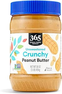 365 by Whole Foods Market, Peanut Butter Crunchy, Stir and Enjoy, 16 Ounce