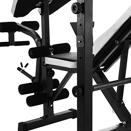 VEVOR Weight Bench 660 LBS/882 LBS Capacity MultiFunction Adjustable Weight Bench with Leg