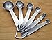 SKYROKU Measuring Spoons 18/8 Stainless Steel, Set of 6 for Dry and Liquid Ingredients
