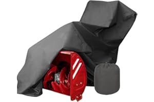 Snowblower Cover for Ariens Deluxe 28, Weatherproof Outdoor Snow Thrower Cover With Storage Bag Fit For Single & Two Stage Sn