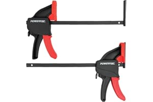 POWERTEC 71423 Tracksaw Bar Clamps, 8-3/4 Inch – 2 Pack