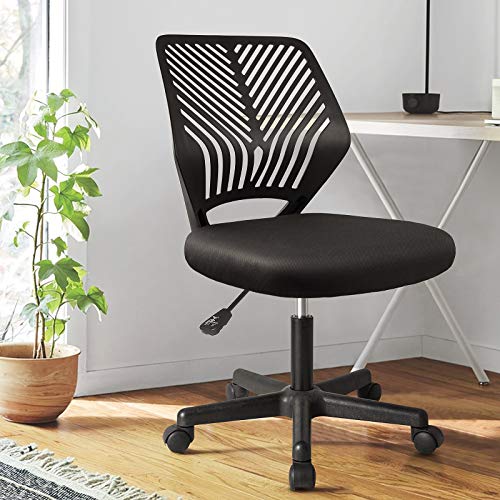 BOSSIN Task Chair Armless Office Chair Mesh Computer Chair Small Desk