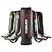 Sanabul Essential Hybrid Sleeve Kickboxing Shin Guards for MMA Shin Guards Muay Thai Shinguards - Red, L/XL