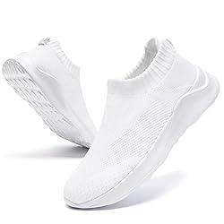 WOHHHW Women Walking Shoes Slip on Running Sports