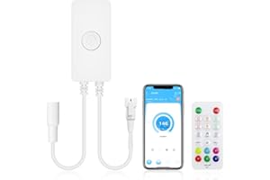 ALITOVE WS2811 Controller WS2812B Bluetooth Addressable LED Controller with RF Remote for WS2812 WS2813 SK6812 SM16703 RGB IC