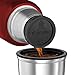 THERMOS Stainless King SK2010 Vacuum-Insulated Beverage Bottle, 40 Ounce, Cranberry