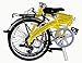 Ford by Dahon Convertible 7 Speed Folding Bicycle, Yellow