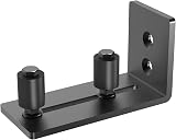Signstek 6.6FT Sliding Barn Door Kit for Interior Wardrobe Track Black Hardware view 5