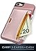 Smartish® iPhone SE Wallet Case - Wallet Slayer Vol. 2 [Slim + Protective + Grip] Credit Card Holder for Apple iPhone SE 2022/2020 & iPhone 7/8 - Rosé All Day