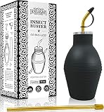 Dr. Killigan's Insect Buster | Bulb Duster, Insecticide Applicator, Dispenser for Diatomaceous Earth and Other Powdered Insecticides and Pesticides | Non-Toxic and Natural | Large