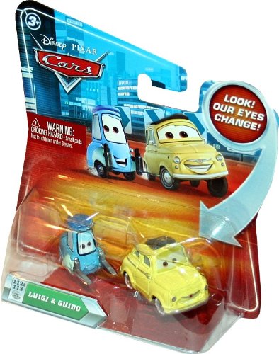 Disney / Pixar CARS Movie 155 Die Cast Car with Lenticular Eyes Series 2 Luigi Guido