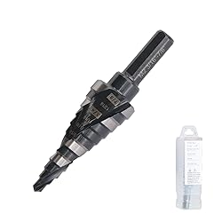 Jerax tools 3/16-7/8 Inch Step Drill Bit, M2 HSS