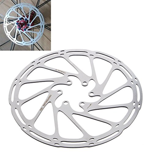 Stainless 180mm with 6 Bolts Brake Disc Rotors for Road Mountain Bicycle Bike Cycling MTB