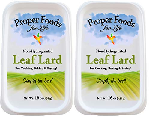Proper Food's - 100% Pure Leaf Lard - Non-Hydrogenated - for Cooking, Baking and Frying - 16 oz (Pack of 2) - Thumbnail 5