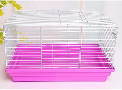 FAREN Large Hamster Habitat Small Animals Cage Travel Portable Pet Carrier 18.11x11.81x10.63inch