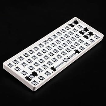 GH60 GK61 RGB Hot Swap Independent Driver Wired and Bluetooth Tyce-C ANSI Mechanical Keyboard DIY kit Plastic Case Plate PCB