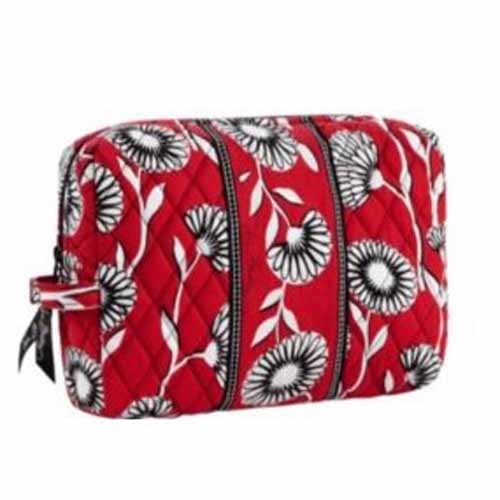 Vera Bradley Large Cosmetic Bag in Deco Daisy Beauty Store
