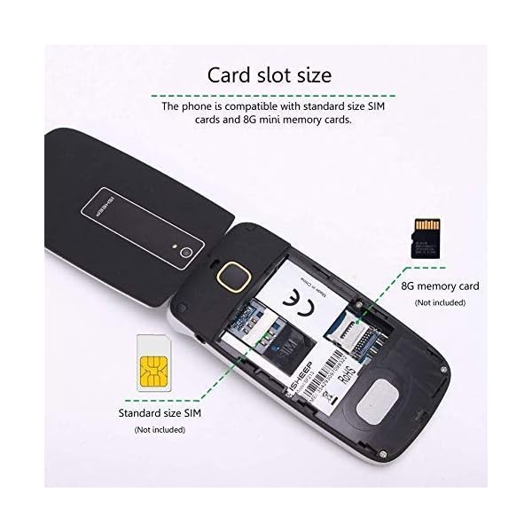 ISHEEP-quad-band-GSM-Big-Button-Senior-Unlocked-SIM-Free-Mobile-Phone-Black-Color-SF213 ISHEEP SF213 Big Button Mobile Phone for Elderly, Senior Flip Phones Sim Free Unlocked Easy to Use Basic Cell Phones…
