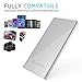 Power Bank,LOVPHONE 8000mAh Ultra Slim Power Bank Dual Smart USB Ports Portable Battery Charger Power Bank for iPhone,iPad,iPod,Samsung Galaxy,Cell Phones,Tablets(Silver)
