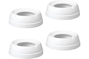 Baby Bottle Screw Ring Collars Compatible with Pigeon Nursing Bottles, 4 Count