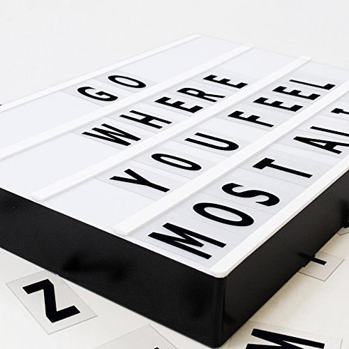 Brooklyn Lighting Company LED Cinema Light Box with Letters Includes