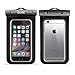 OCASE Waterproof Phone Case, Universal Waterproof Bag Dry Bag With Neck Strap for Apple 6 6S, 6S Plus, SE 5S, Samsung S7 Edge, S6, Note 5, HTC LG Sony Nokia Motorola - Black