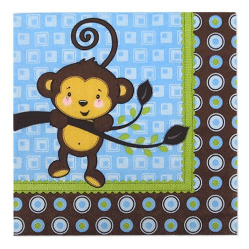 Monkey Boy - Luncheon Napkins (16 count)