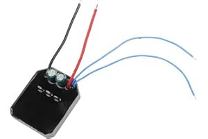 Chainsaw Switch Control Board for 10-inch and 12-inch Lithium Electric Chainsaws, Plastic and Metal Construction, Approx. 61 