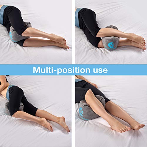 Leg Pillow Memory Foam Knee Pillow for Side Sleepers for Between Legs