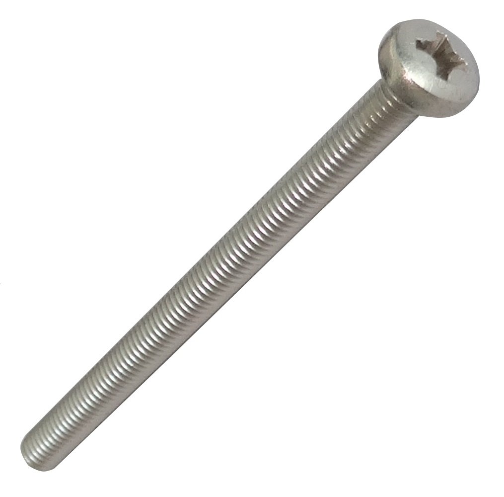 Aerzetix: 10 x M4x60mm DIN 7985A PH2 A2 Stainless Steel Phillips C18352 Pan Head Screw
