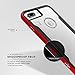 Zizo Shock Series Compatible with iPhone 8 Plus case Military Grade Drop Tested with Tempered Glass Screen Protector iPhone 7 Plus case RED