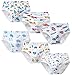 Growth Pal Little Boys' Underwear Briefs Soft 100% Cotton 6 Pack Kids Underwear Toddler Briefs