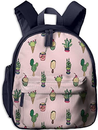 Pattern Cacties Fashion Kids Shoulders Bag School Trip Backpack School Bag