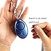 HXDZFX Emergency Personal Alarm,135DB Self-Defense Electronic Device Security Alarm Keychain With LED Light for Women Kids Girls Elderly Safety - 3 Pack (Blue)