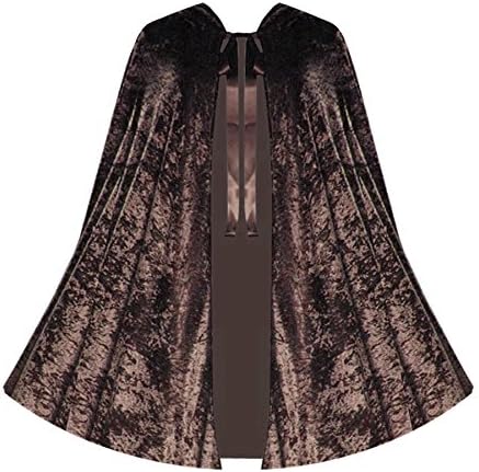Victorian VagabondGothic Medieval Renaissance Steampunk Velvet Capelet Brown