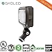 GKOLED 15W LED Floodlight, Outdoor Security Fixture, Waterproof, 1500 Lumens, 50W MH Equivalent, 5000K Daylight White, 120-277V, UL-Listed