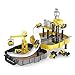 Construction Vehicle Factory Garage Play Multi-Piece Children’s Toy Set, Variety of Cars, (Includes Backpack)