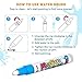 Aqua Doodle Mat - Large Water Drawing Mat Toddlers Painting Board Writing Mats in 7 Colors with 2 Magic Pens and 1 Brush - Educational Toy Best Gift for Kids Boys and Girls