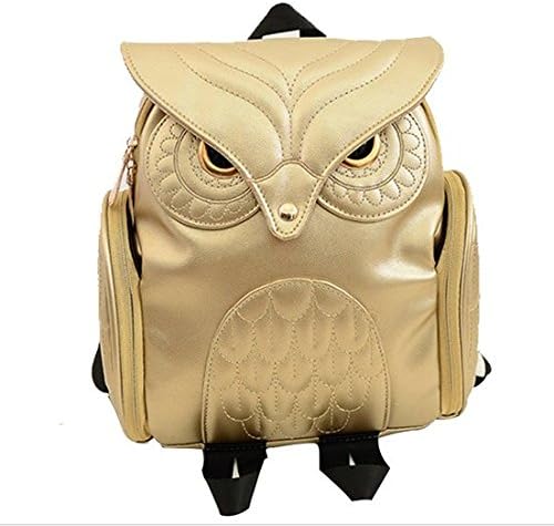 Pu Leather Owl Backpacks for Teenage Girls Backpack Female School Shoulder Bag.