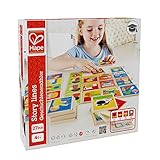 Hape Story Lines Kid's Wooden Card Game