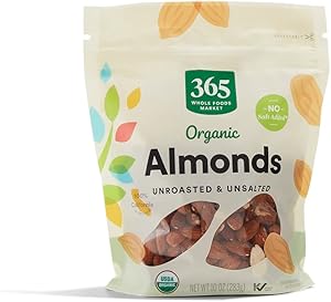 365 by Whole Foods Market, Organic Raw Almonds, 10 Ounce