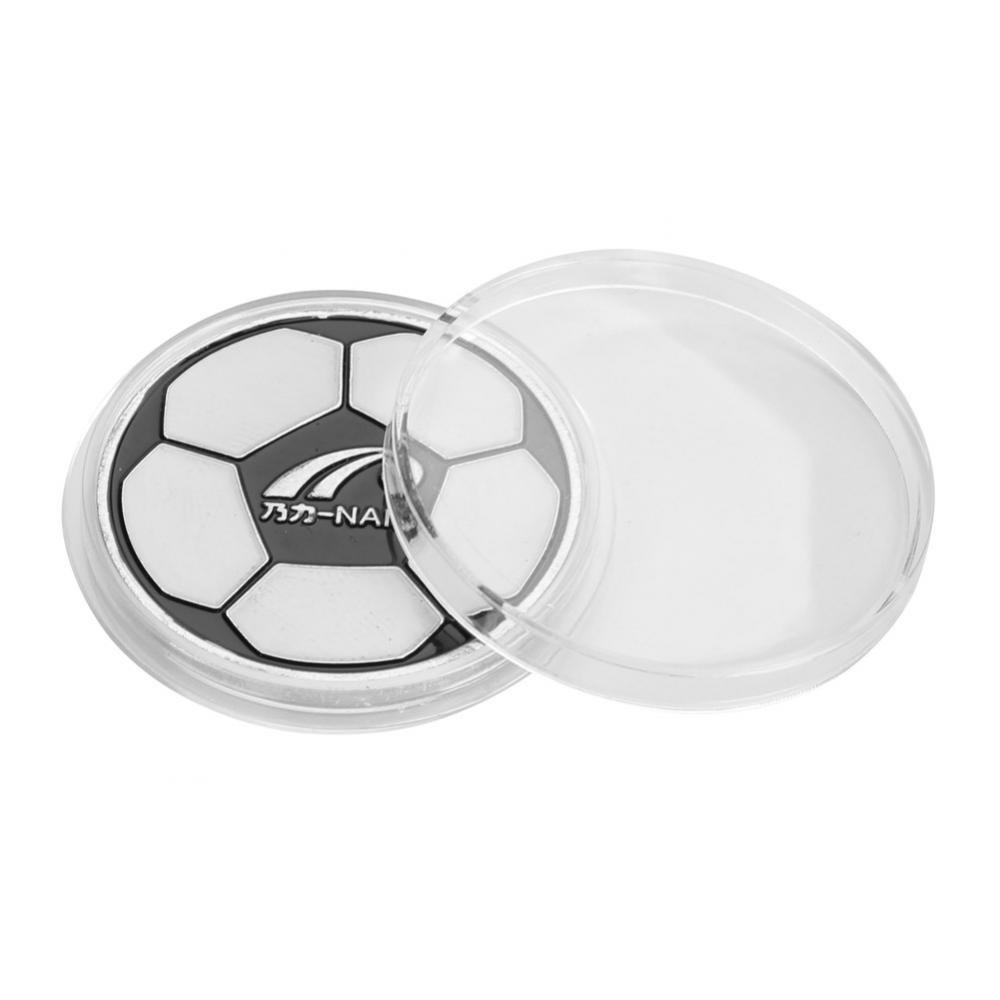 referee coin,2Pcs Alloy Football Soccer Referee Flip Coin Judge Toss Coins Pick Side with Case