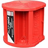 Weigh Safe Flap Jack Block, 4 Pack | Foldable RV Stabilizing Block, Rated up to 6,000 lbs, Folds Flat to 2", Includes Carry Bag, UV-Resistant