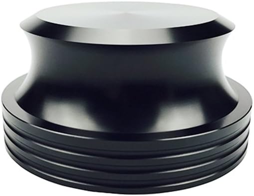LP Record Weight 16oz Vinyl Record clamp Alumiun Turntable stabilizer (Black)