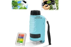 YOOYEE The Miniscope,Miniscope Kids, Mini Portable Microscope, Miniscope Portable Microscope Kids,Handheld Pocket Microscope for Scientific Experiment