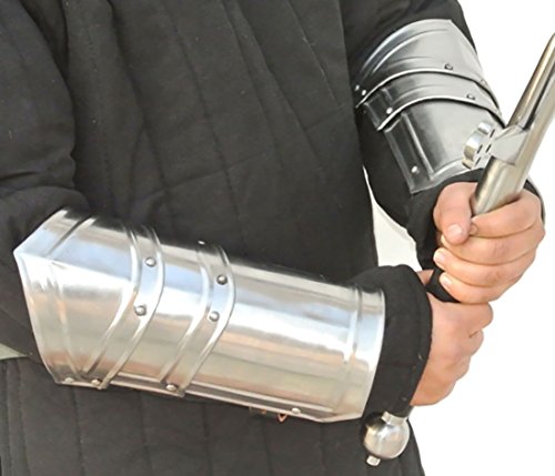 Ridged Bracers - 18 Gauge Steel
