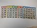 American Games Bingo Paper Game Cards - 1 Card - 5 Sheets - 100 Books - 4 Inch Square Size Disposable Cards - Made in USA primary