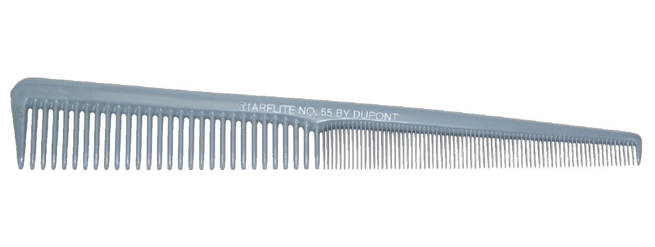 STARFLITE Famous 'GREY' Comb - SF55 Tapered Barber Comb 190mm